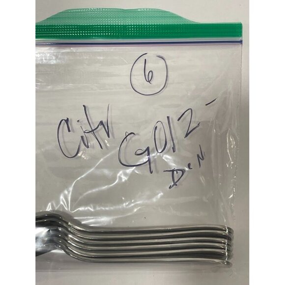 Set Of 8 Vintage Serrated edge citrus Oneida Stainless Steel Demitasse Spoons 4. - Picture 15 of 15